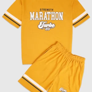 STRENGTH MARATHON Edition Oversize Style Men's (Yellow)